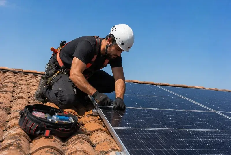 Maintenance et monitoring de panneaux solaires aux Églises-d'Argenteuil