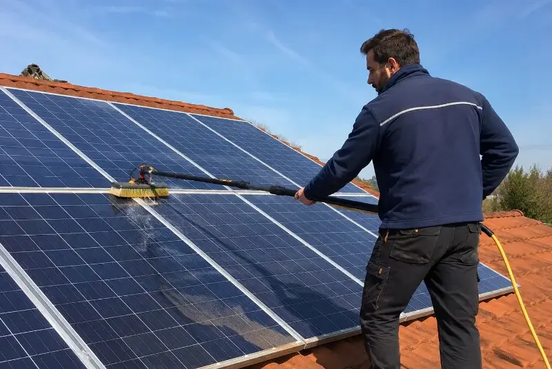 Nettoyage et entretien de panneaux solaires aux Églises-d'Argenteuil